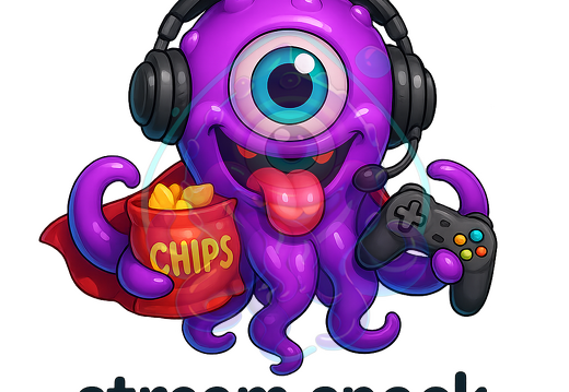 moeppi Stream-Snack mit Gaming-Charakter