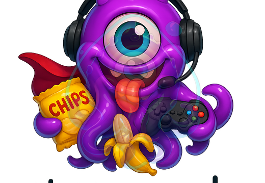 moeppi Streamer-Snack mit Augententakel