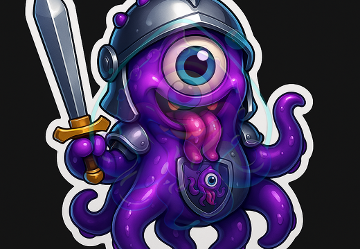 moeppi Moeppi der Ritter-Oktopus