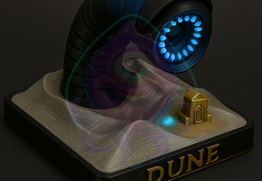 Sandwurm aus  Dune  Diorama
